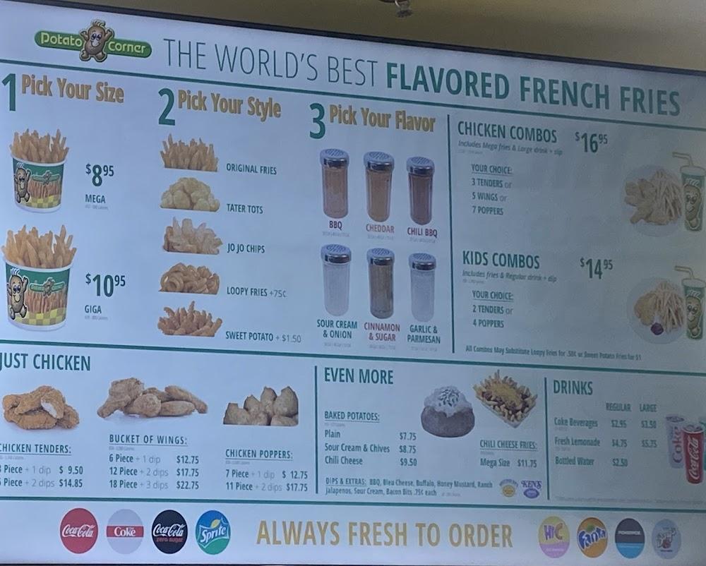 Potato Corner Waipahu Menu image 3
